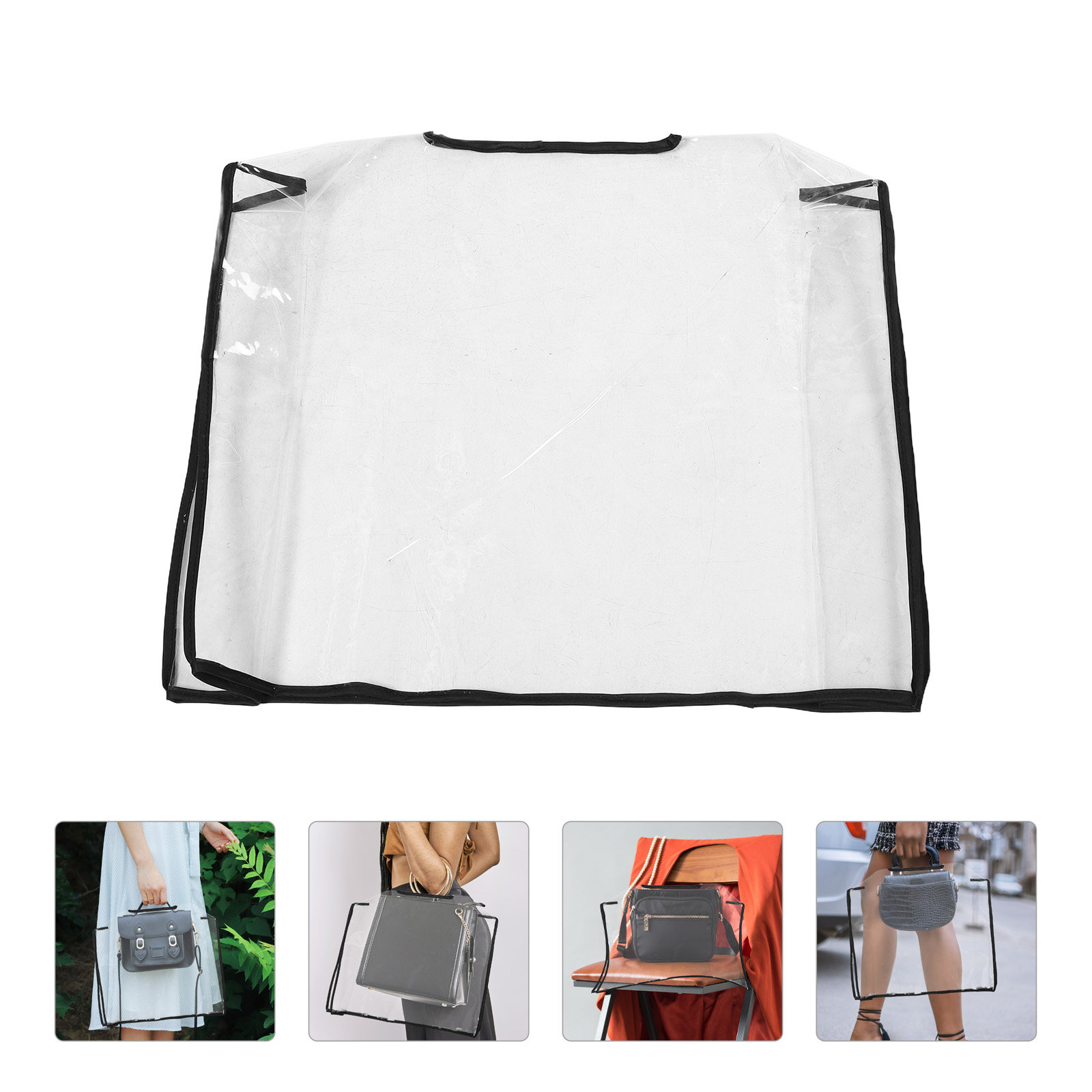 Rain Cover Backpack - Tas Tote Eva, Tas Tangan Transparan,