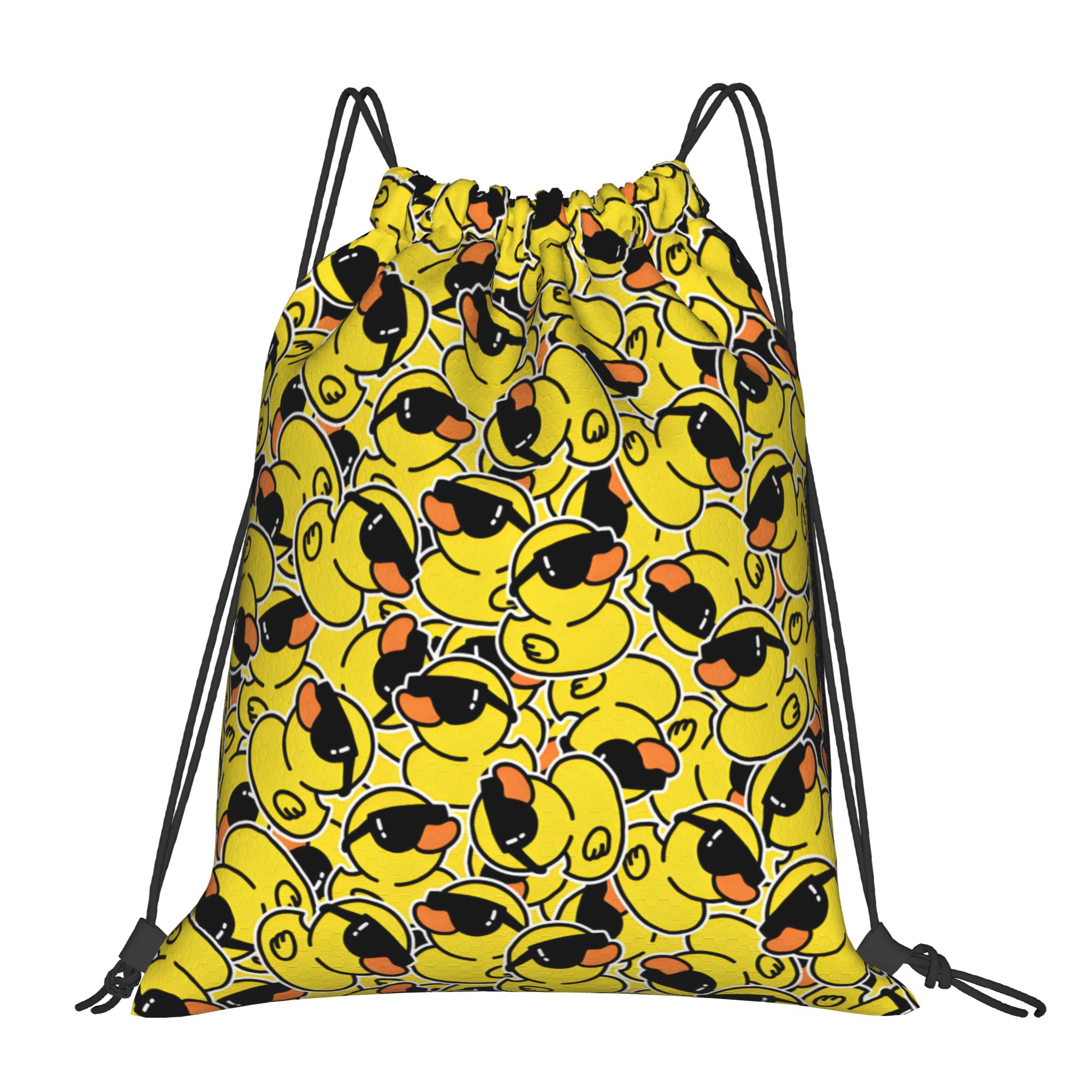Drawstring Gym Bag - Tas Ransel Serut Kartun Bebek Karet