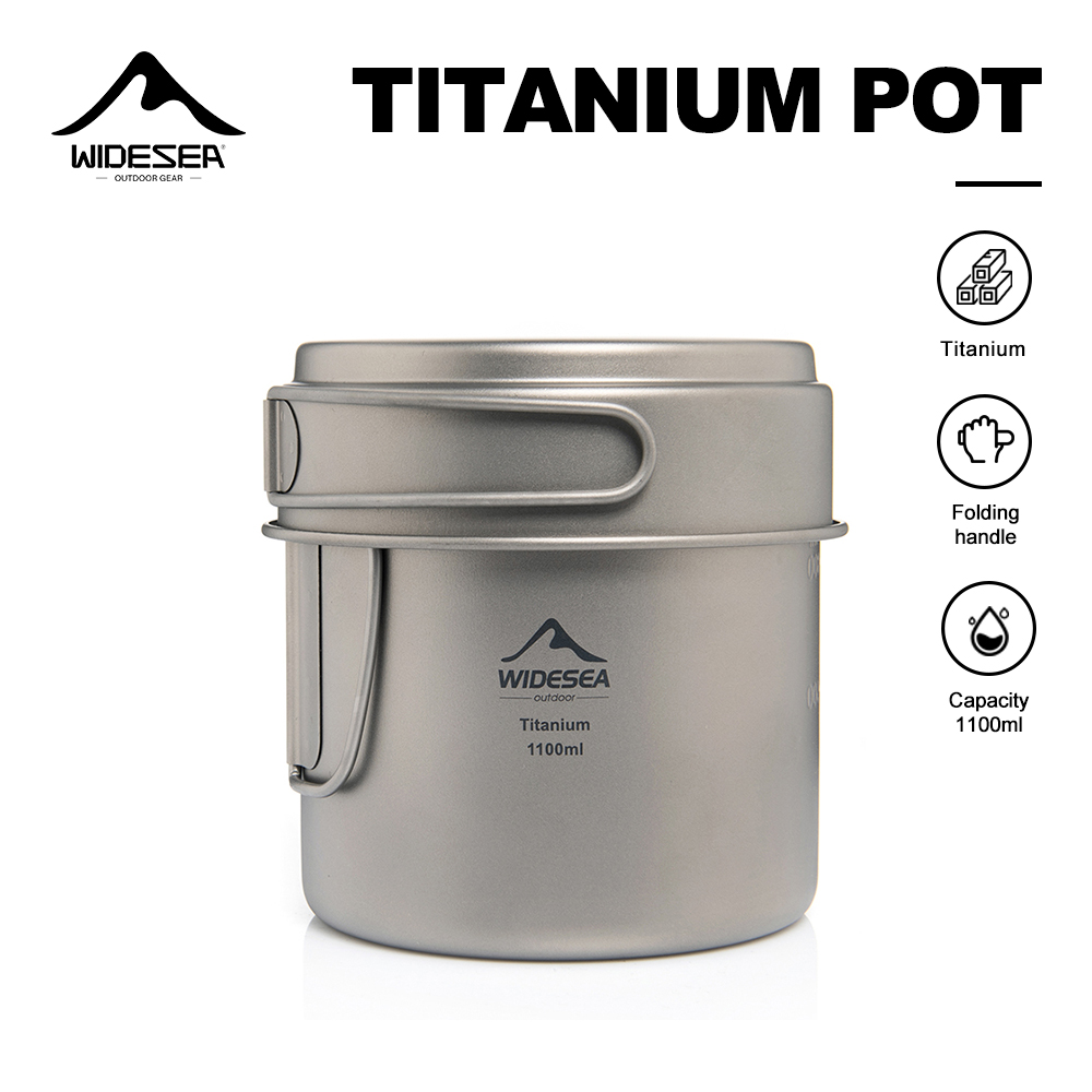 Widesea Panci Berkemah Titaniu - Foldable Backpack Small ulasan dan harga