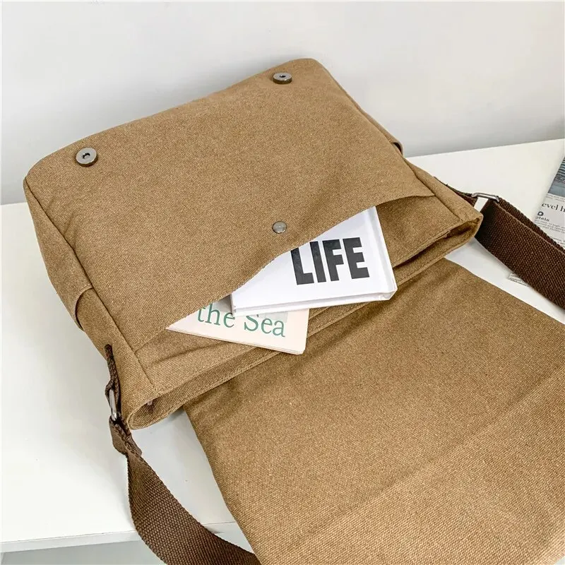 Tas ransel pria klasik kasual  - Canvas Backpack Casual ulasan dan harga