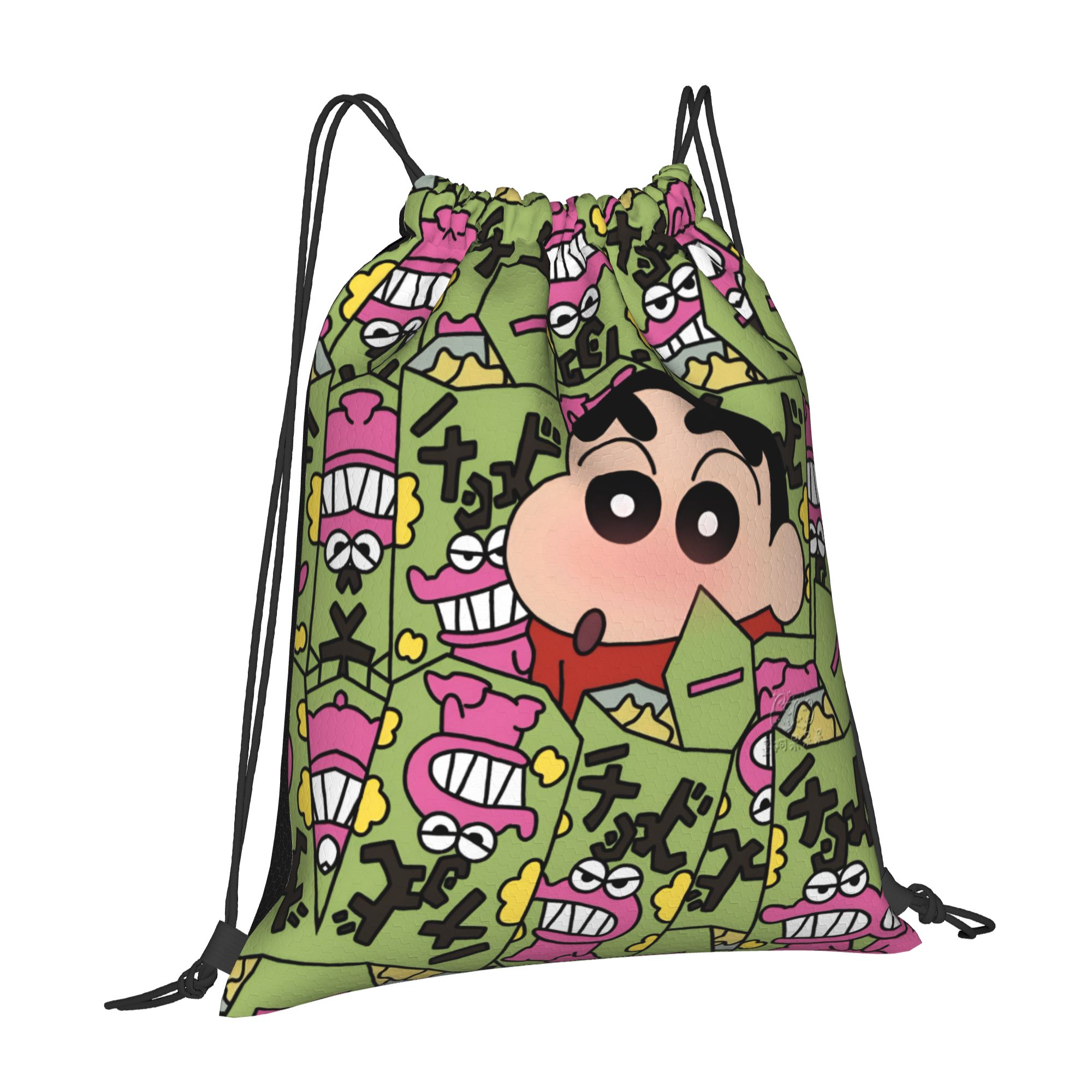Tas Serut Kustom Crayon Shin-c - Drawstring Gym Bag ulasan dan harga